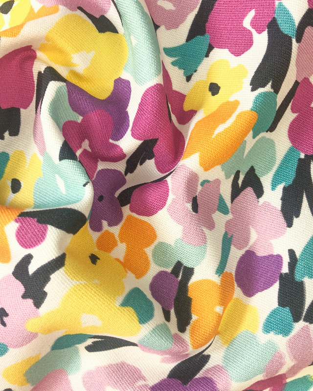 Outdoor Digital Dralon Fleurs Eclatantes - Maison Klem